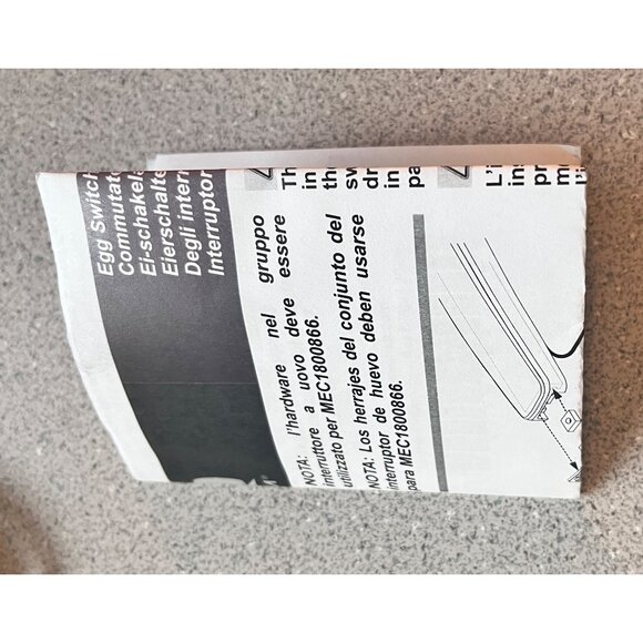 Wheelchair Side Arm Mounting Bracket For Egg Switch, Flip-Back Arm MEC1810667 - Picture 3 of 3